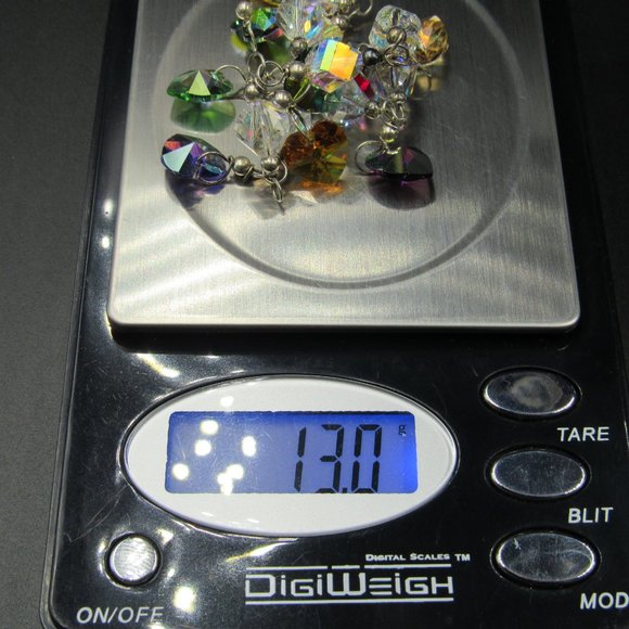 7.5" Sterling Colorful Heart Crystal Bracelet - Picture 5 of 5